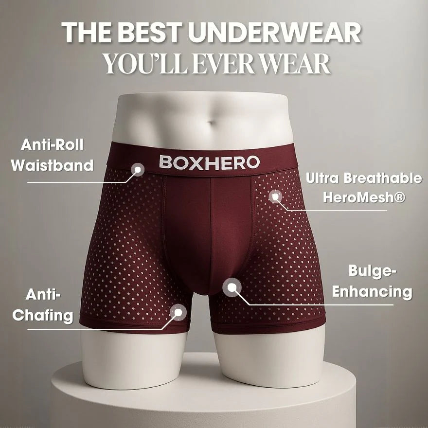 Bambu Ağı Örgü Boxer Kısa Şortlar™