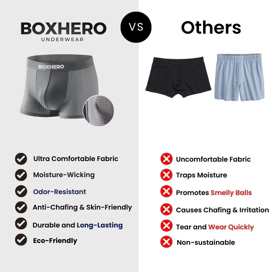 Bambu Ağı Örgü Boxer Kısa Şortlar™