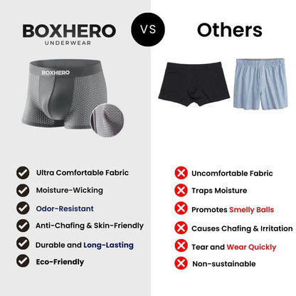 Bambu Ağı Örgü Boxer Kısa Şortlar™