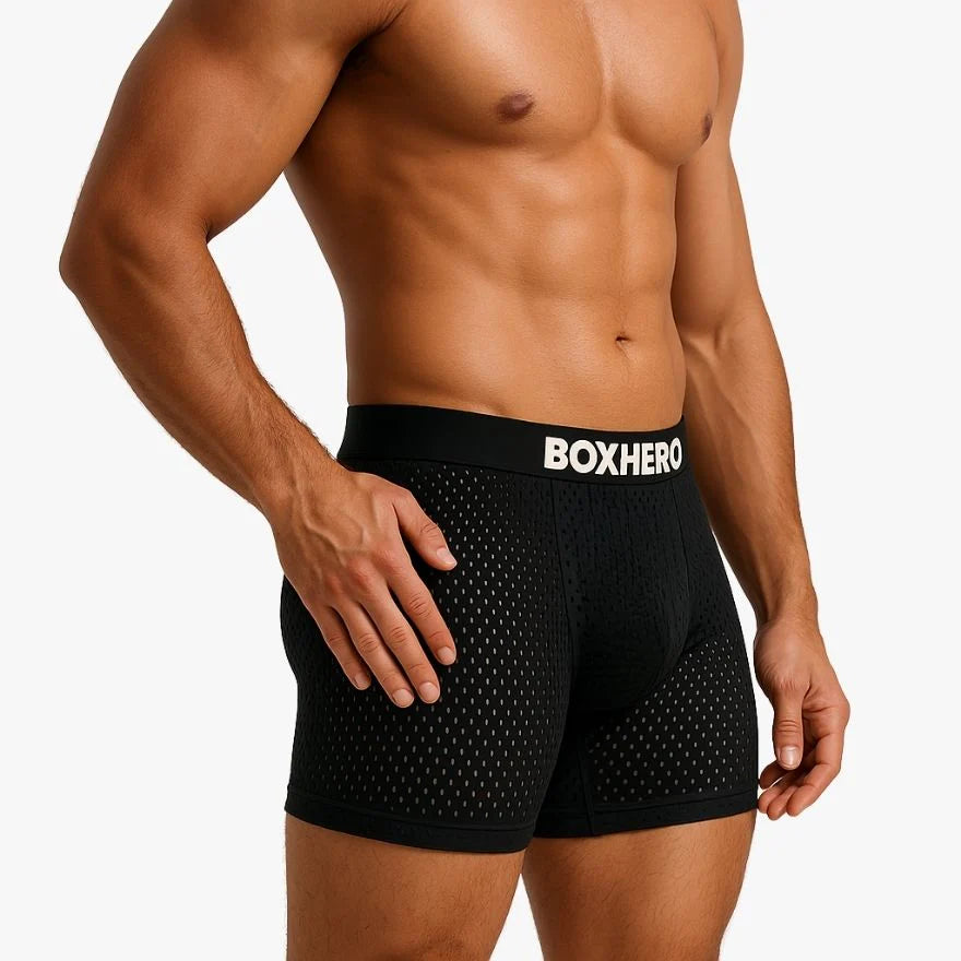 Bambu Ağı Örgü Boxer Kısa Şortlar™