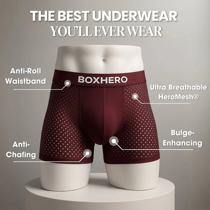 Bambu Ağı Örgü Boxer Kısa Şortlar™
